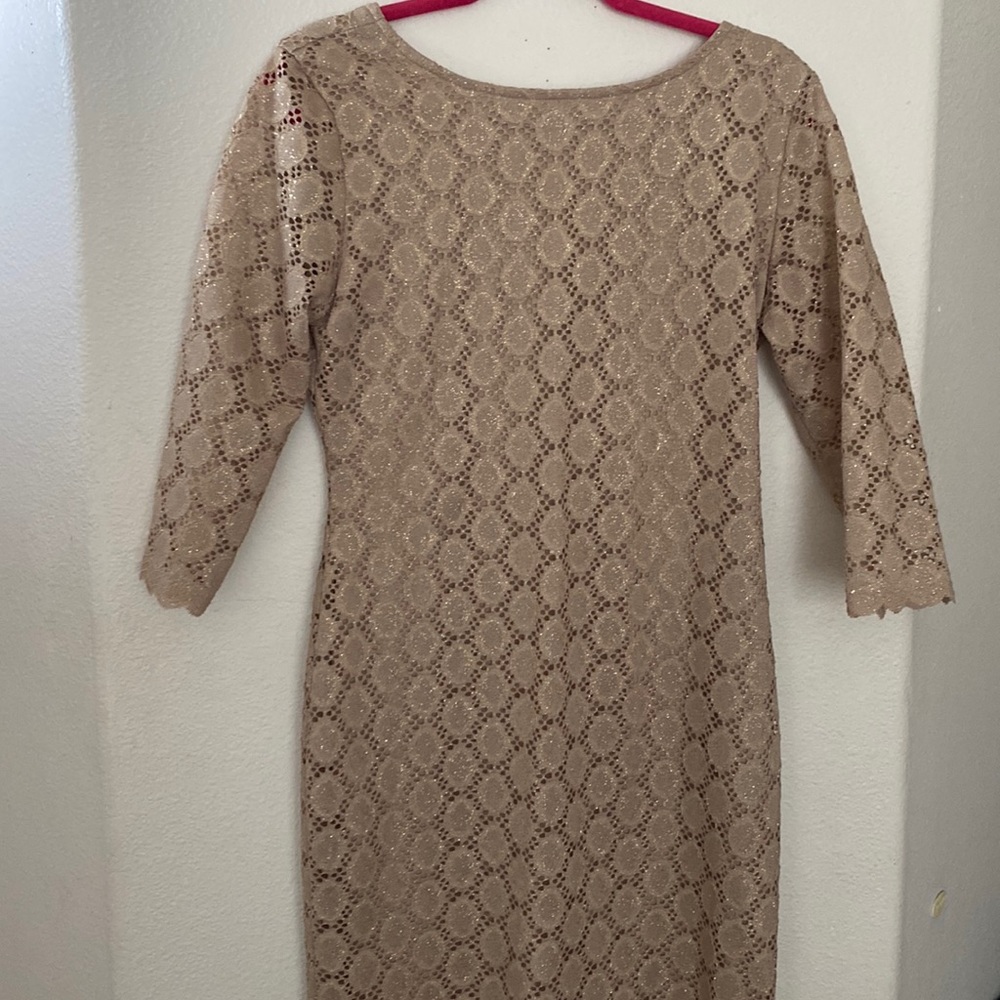 Gold Shimmer Dress